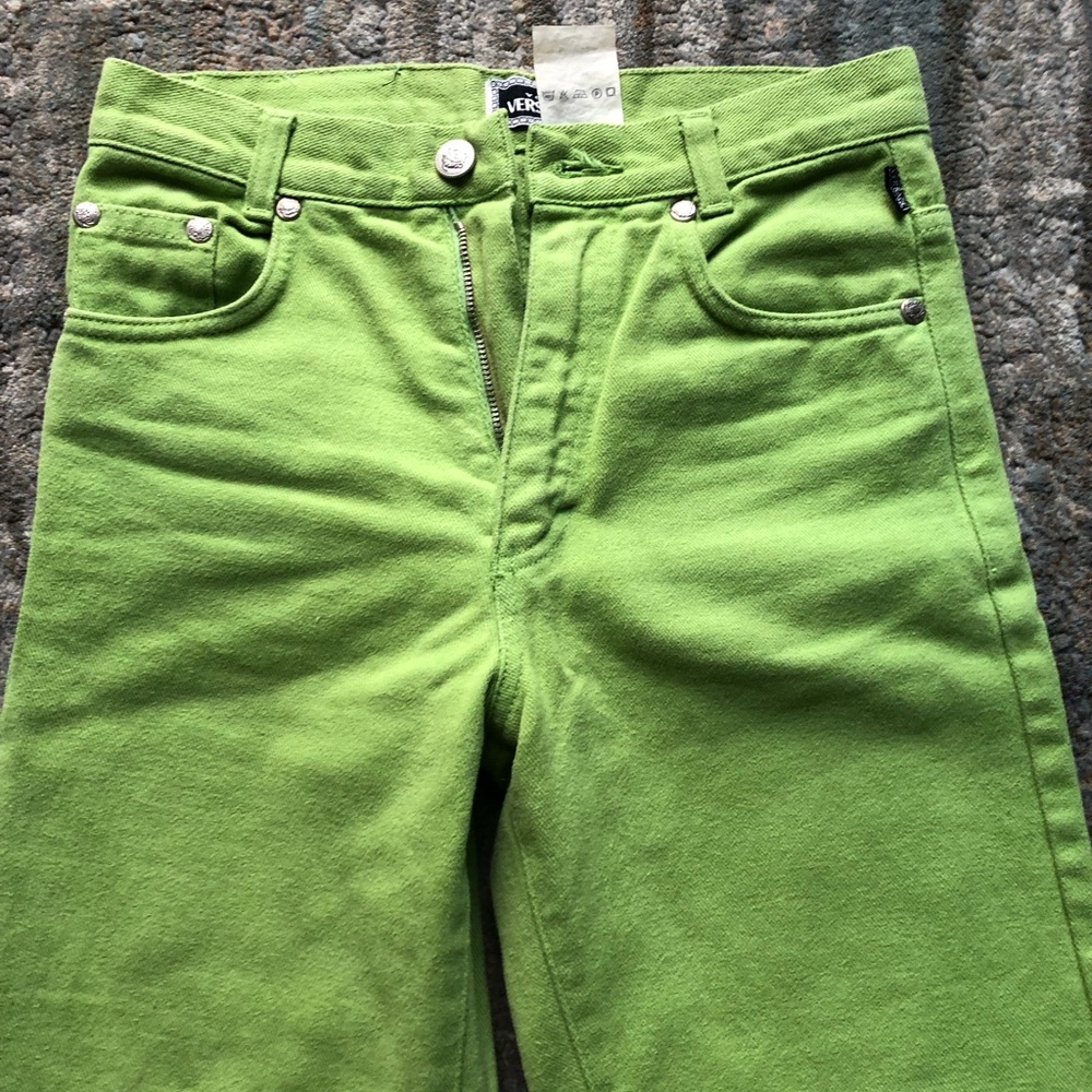 Young Versace Lime Trousers